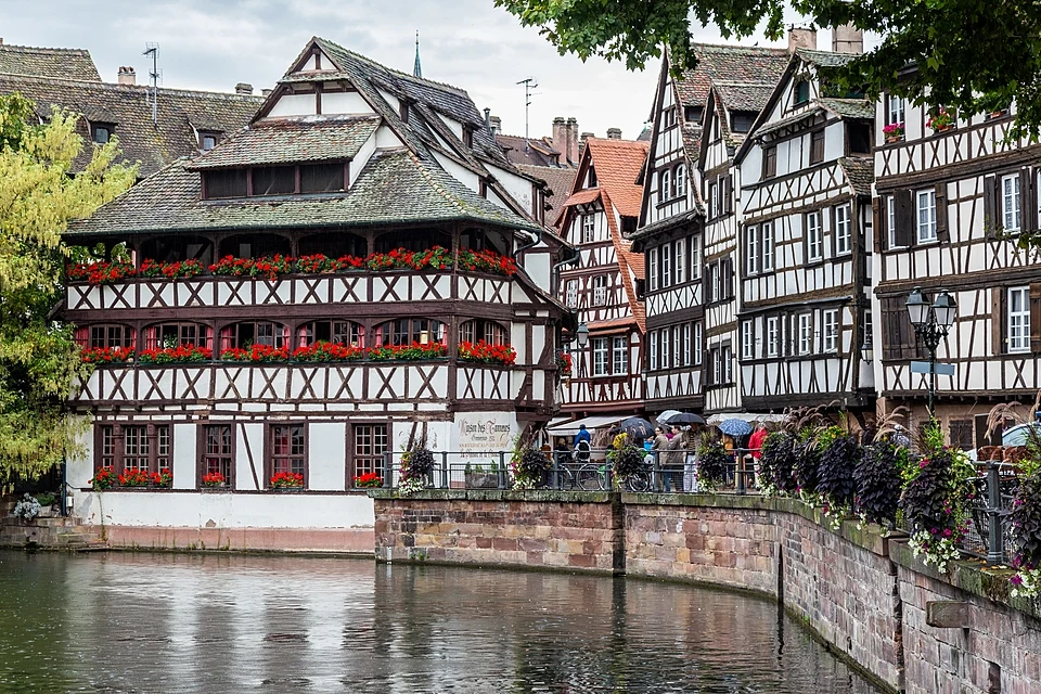 La Petite France et la maison des tanneurs à Strasbourg
